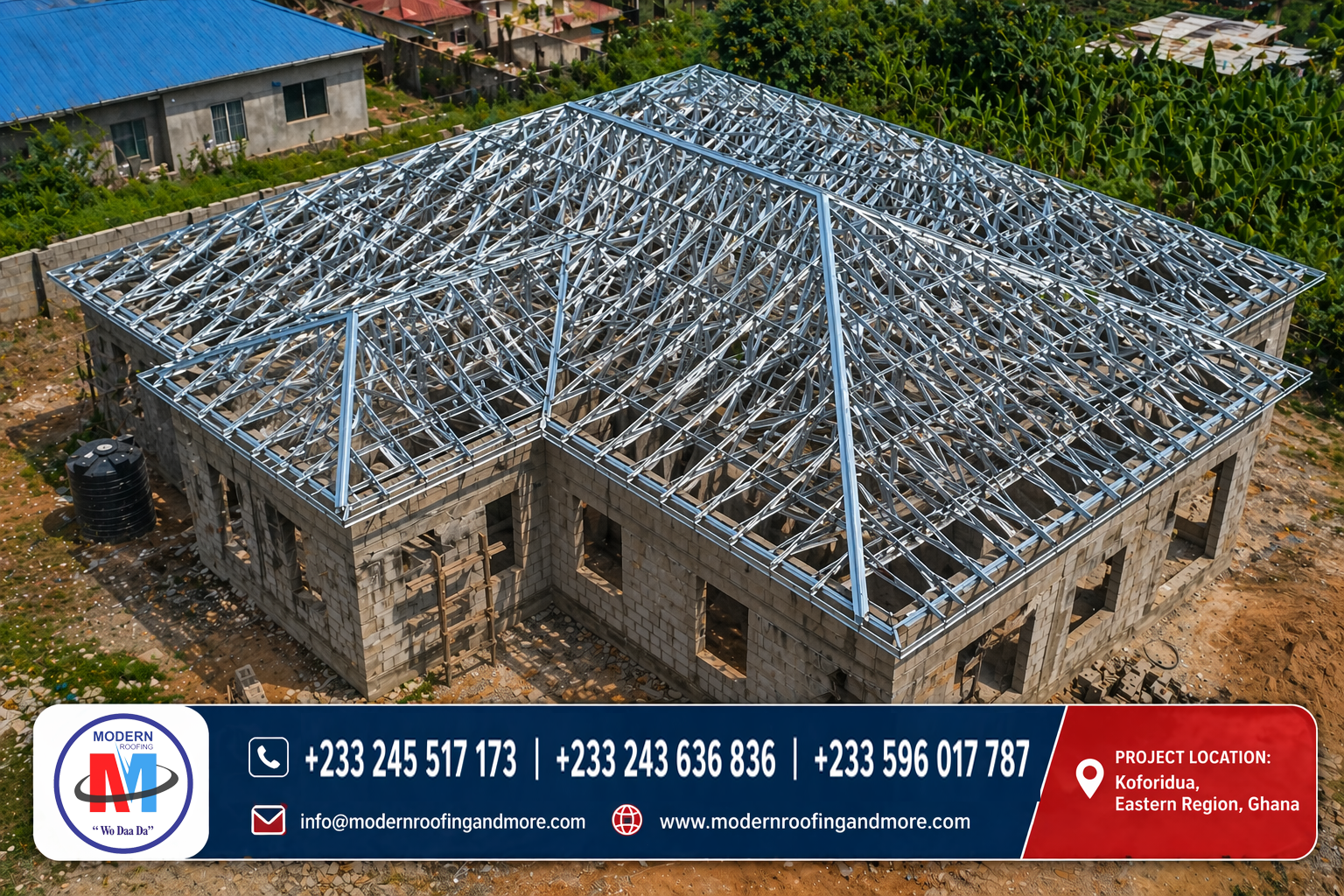 modern-roofing-ghana-galvanize-steel-truss-installation-koforidua